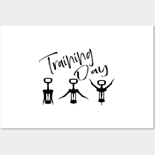 Wine - training day Posters and Art